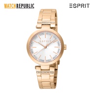 Esprit  Rose Gold Stainless Steel Analog Quartz Watch For Women EES1L344M0085