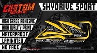 Suzuki Skydrive Sport Stock Decals Set