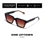 HAWKERS Carey Black Terracota ONE UPTOWN Sunglasses for Men and Women. UV400 Protection. Official Pr