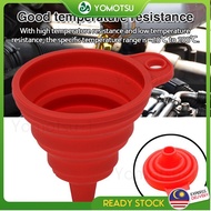 Foldable Portable Silicone Funnel Collapsible Kitchen Car Engine Washer Fluid Change Liquid Accessories Refueling Tool