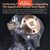 KZ EDX Pro X Earphones Dynamic Driver HIFI Stereo In-Ear Wired For Music  Fon Telinga KZ EDX Pro X P