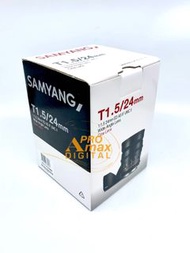 全新現貨✅ Samyang 24mm T1.5 Cine II VDSLR for Canon EF / MFT / Panasonic / Olympus (水貨) Brand New 手動廣角鏡頭