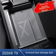 Suitable for ZEEKR 7X Armrest Box Storage Box zeekr 007GT zeekr 001 zeekr 7x Central Control Storage