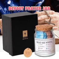 Jar of mood Bible Verses Prayer Jar Unique Gift Christian Birthday Gift Jar with Bible Verse and Pra