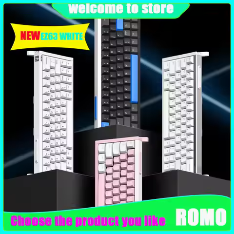 2025 NEW Original IQUNIX EZ63 EZ60 Magnetic Switch Keyboard Wired Gasket PBT Keycaps CNC Aluminium A