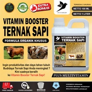 VITAMIN ORGANIK SAPI / BOOSTER KHUSUS PENGGEMUK SAPI / SUPLEMEN PROBIOTIK PENGGEMUK UNTUK SAPI / BO