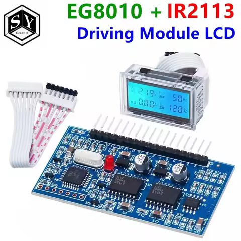 5V DC-AC Pure Sine Wave Inverter SPWM Driver Board EGS002 12Mhz Crystal Oscillator EG8010 + IR2113 D