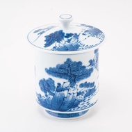 Arita ware japanese pottery Arita-Yaki Tea cup Blue White made in JAPAN