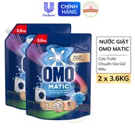 Combo 2 Túi Nước Giặt OMO Matic Cửa Trên | Cửa Trước | Cửa Ngang - Túi 3.6KG | 3.9KG