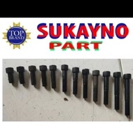 Steel L bolt 12.9 ht, m14x110- m14x150, L12 key