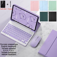 Tablet Keyboard Case For Samsung Galaxy Tab S6 Lite Case Sm P613 P619