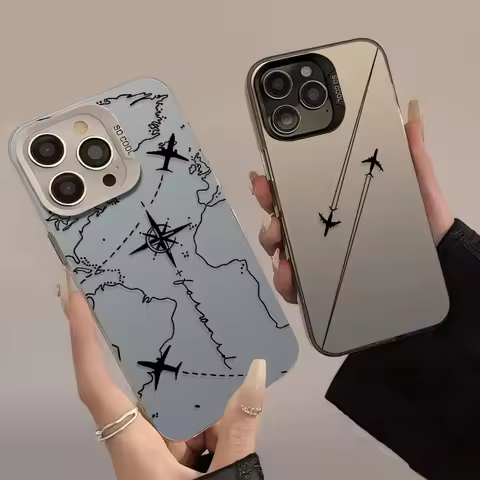 Travel-Inspired Airplane Case for Xiaomi POCO X7 X6 X5 X3 NFC F7 Ultra F6 F5 Pro F4 F3 GT M5S C65 C7