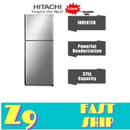 Hitachi 2 Door Inverter Fridge Refrigerator (375L) R-VX420PM9 Peti Sejuk 电冰箱
