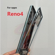 FRAME BEZZEL Untuk oppo Reno4 Reno 4 frame Penyangga Belakang 5G