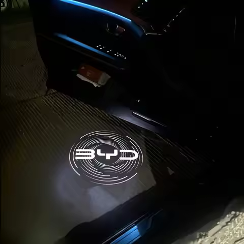 2Pcs Car Door Welcome Light Exit Warning Lights Night Signal Lights For BYD EV Han DM Song PLUS Qin 
