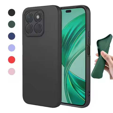 New Flexible Liquid Silicone Case For Honor X8C X7C X6B X8B X7B X8a X7a 4G 5G Protective Cover Bumpe