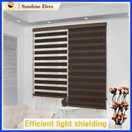 ❏ ▧ ∟ New Louver Curtains, Light Blocking, Non Punching, Bathroom Blocking Curtains, Office Rolling