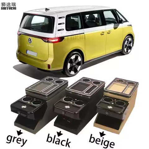 FOR VOLKSWAGEN ID. BUZZ 2022+ ID BUZZ row front railing box set general business armrest central sto