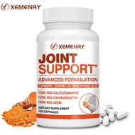 【XEMENRY】Joint Pain Relief Supplement - Contains Glucosamine, Turmeric, Frankincense, Ginger, Black Pepper