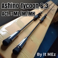 ของแท้ ราคาถูก ❗❗ คันเบ็ดตกปลา คันตีเหยื่อปลอม Light Jigging Ashino Tycoon ยาว 6.3 ฟุต 1 ท่อน เหมาะส