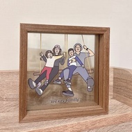 【客製】玻璃木質相框/似顏繪/相框