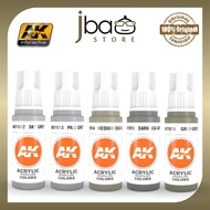 AK Interactive AK11012 AK 11013 AK11014 AK11015 AK11016 Acrylic Paint 17ml (3rd Generation)