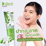 ราคา1หลอด ยาสีฟันดีเด้นท์ D.Dent Herbal Toothpaste D Dent ดีเดนท์ ยาสีฟัน 100g ลดกลิ่นปาก คราบหินปูน