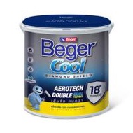สีน้ำทาภายนอก ชนิดกึ่งเงา BEGERCOOL DIAMONDSHIELD 18 GW-8800 สี SUPER WHITE 1 แกลลอน (1220550)