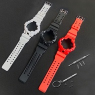 7/21✈Suitable for Casio G SHOCK GA700 / 710 / 735 silicone sports watch band bezel and strap