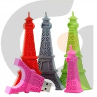 Creative Silicone Eiffel Tower Famous Architecture USB 2.0 1GB 2GB 4GB 8GB 16GB 32GB 64GB 128GB 2TB 