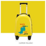 全城熱賣 - 行李箱【兒童款滑板恐龍黃色】（尺碼：18寸)#H038097046