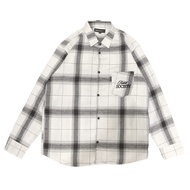 FlannelKubik Society - Key Flannel Shirt White Kubik Society