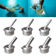 Will Quick 861DW 861X Rework Station Nozzle Set - 6Pcs Bent Curved Air Nozzles