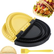 Tortilla Sealer Crimper Press Maker – 3 in 1 Adjustable 6 8 10 Inch Tool Machine for Quesadilla Taco