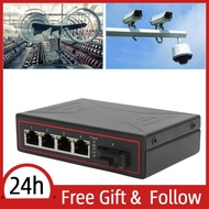 supergoodsales Yunseity Industrial Ethernet Switch  4 Port 10 100M Gigabit SFP Optical with Auto Neg