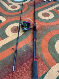 Joran Daiwa set bc dragcliker dan Spining set one way bearing