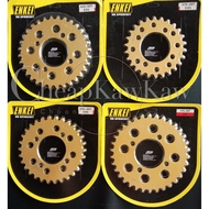 ENKEI 415 GOLD SPROCKET HONDA EX5 / EX5-C / Wave 100 / C70 - 26T/ 27T / 28T / 29T / 30T / 31T / 32T 