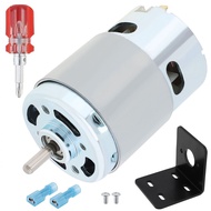 12V 895 DC Motor 3000RPM - 12000RPM High Speed High Torque Micro Motor Built-in Cooling Fan for DIY 