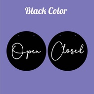 Open Close Sign Signage 2 in 1 Open Double Sided for Shops Metal Chain Were Open Were Close Acrylic