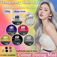 Temporary Hair Color Wax Instant Washable Hair Dye Hair Color Wax Men DIY Hairstyle Paste Dye Cream
