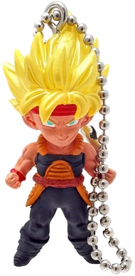 Dragon Ball Super Gashapon UDM The Best 24 Super Saiyan Bardock:Xeno with keycahin Capsule Toy