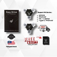 Easy Drive 2.0 (4 in 1) iFlash Flash Drive iPhone Android PC Laptop