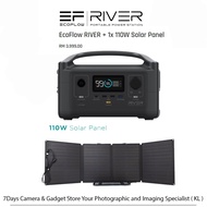 EcoFlow RIVER 600 Portable Power Station and 110W Solar Panel Kit