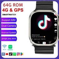 JU 2024 NEW GS29 Smart Watch Men Android OS GPS Map 680mAh 16G Rom Single SIM Card Play store for Go