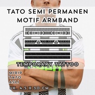 INKPOPTATO - TEMPORARY TATTOO UK 30X4.5 CM MADE OF FRUITINK ARMBAND SERIES - SEMI PERMANENT TATTOO F