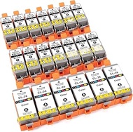 Set of 20 Multipack Compatible Printer Cartridges to Replace PG 35 CL 36 Suitable for PIXMA TR 150 1