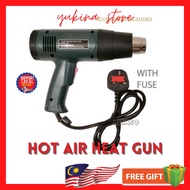 Hot Air Heat Gun Blower Shrink Gun Adjustable 1800W with Accessories Blower Gun Panas Boleh Laras