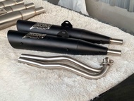 ท่อ AOM WAVE 125 ไฟเลี้ยวบังลม RSI คอดัด มีสเปคให้เลือก