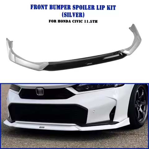 YOFER Front Spoiler Lip Lower Blade Splitter Cover Trim For Honda 11.5th Gen Civic 2025