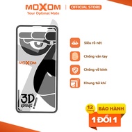 MOXOM Airbag Frame 3D full screen protection tempered glass for iPhone X/11/12/13
